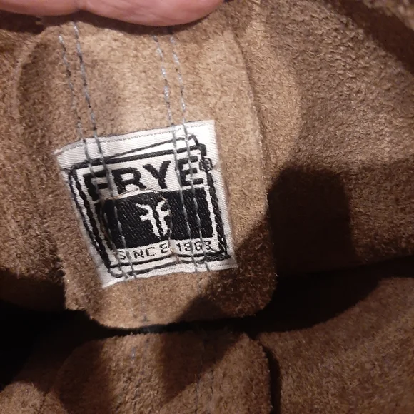 Frye Tan Suede Ankle Boots - Picture 13 of 16